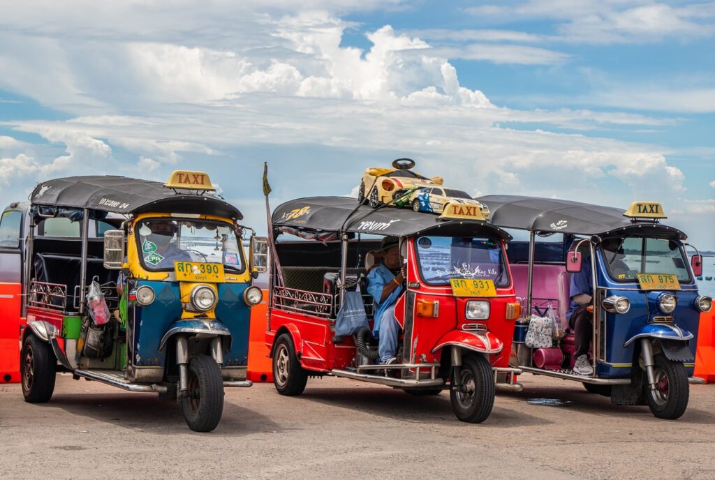 Tuk Tuks in Thailand